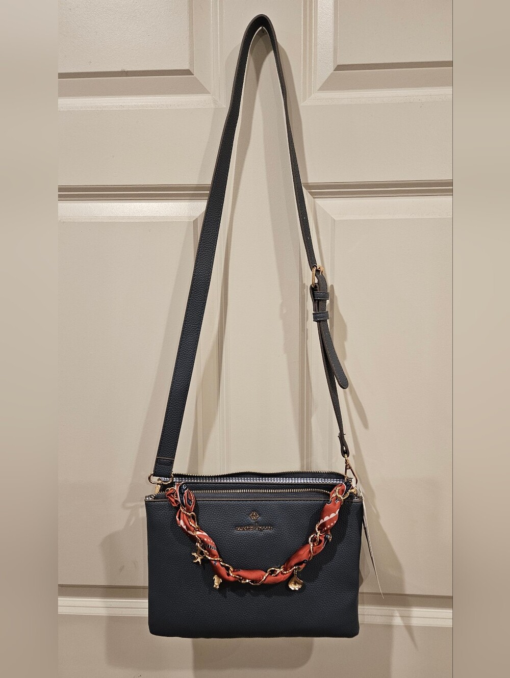 NWT Nanette Lepore Desiree-Scarf Crossbody